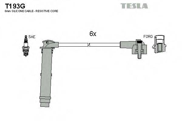 TESLA T193G Комплект дротів запалення