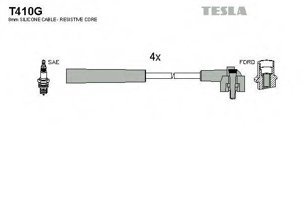 TESLA T410G Комплект дротів запалення
