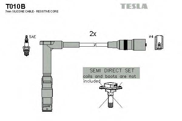 TESLA T010B Комплект дротів запалення