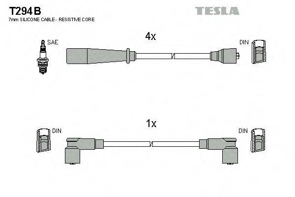 TESLA T294B Комплект проводов зажигания