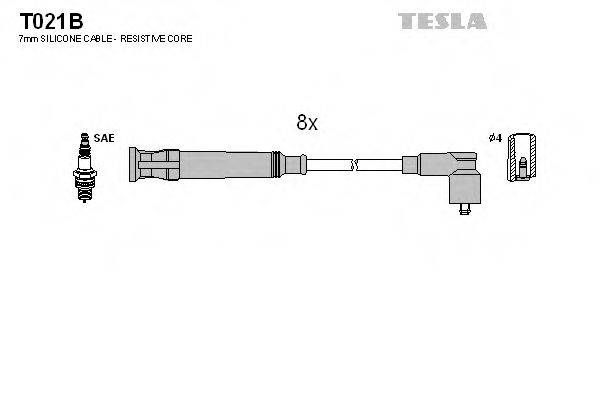 TESLA T021B Комплект дротів запалення