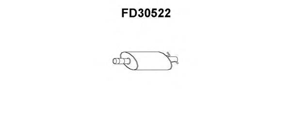 Передглушувач вихлопних газів VENEPORTE FD30522