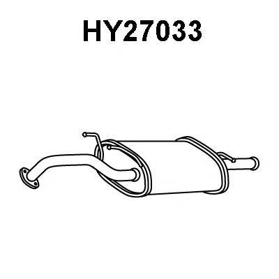 VENEPORTE HY27033 Глушитель выхлопных газов конечный