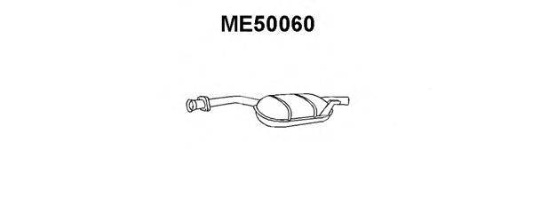 VENEPORTE ME50060 Средний глушитель выхлопных газов