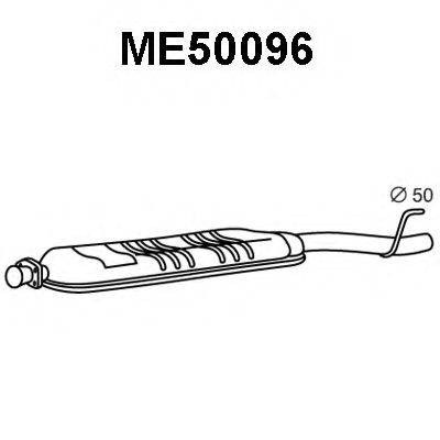 VENEPORTE ME50096 Средний глушитель выхлопных газов