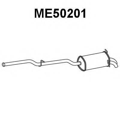 Глушитель выхлопных газов конечный VENEPORTE ME50201