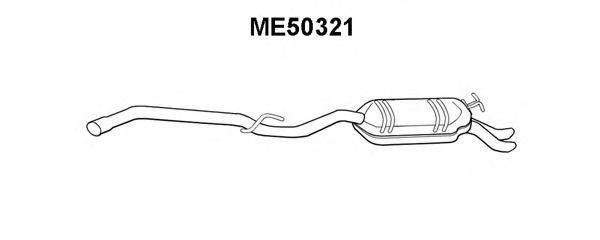 VENEPORTE ME50321 Глушник вихлопних газів кінцевий