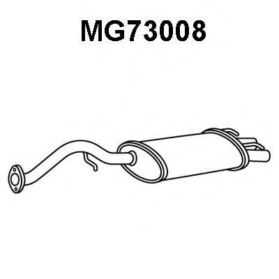 VENEPORTE MG73008 Глушник вихлопних газів кінцевий