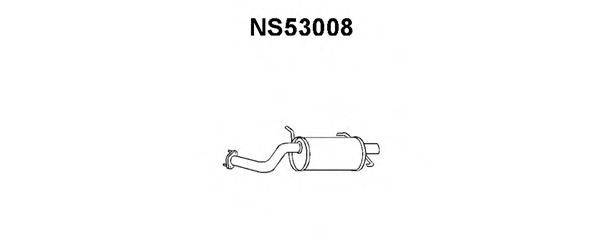 Глушитель выхлопных газов конечный VENEPORTE NS53008