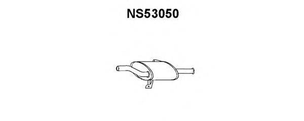Глушитель выхлопных газов конечный VENEPORTE NS53050