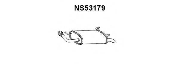 Глушник вихлопних газів кінцевий VENEPORTE NS53179