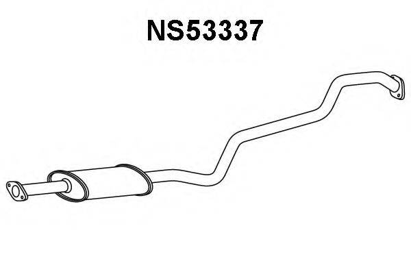 VENEPORTE NS53337 Средний глушитель выхлопных газов