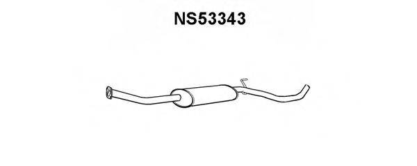 VENEPORTE NS53343 Середній глушник вихлопних газів