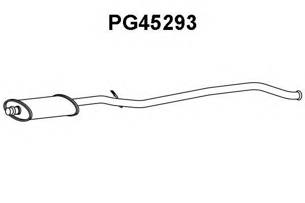 Середній глушник вихлопних газів VENEPORTE PG45293