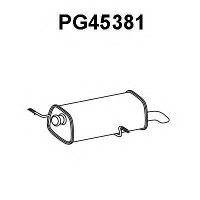 VENEPORTE PG45381 Глушитель выхлопных газов конечный