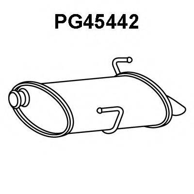 VENEPORTE PG45442 Глушник вихлопних газів кінцевий