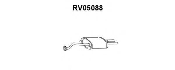 Глушник вихлопних газів кінцевий VENEPORTE RV05088