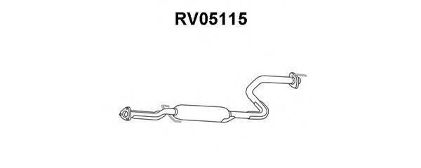 VENEPORTE RV05115 Средний глушитель выхлопных газов