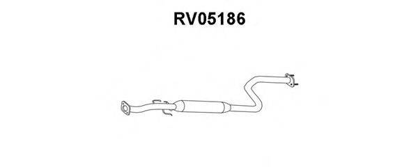 VENEPORTE RV05186 Средний глушитель выхлопных газов