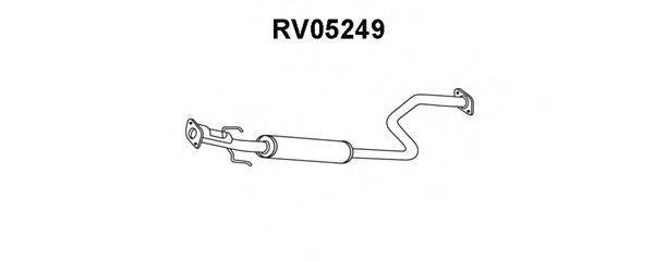 VENEPORTE RV05249 Предглушитель выхлопных газов
