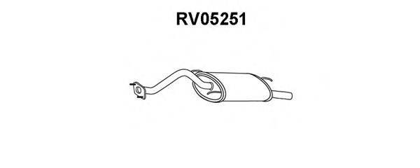 VENEPORTE RV05251 Глушитель выхлопных газов конечный