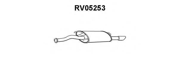 VENEPORTE RV05253 Глушитель выхлопных газов конечный