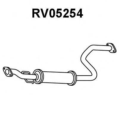 VENEPORTE RV05254 Предглушитель выхлопных газов