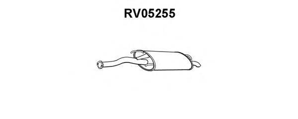 Глушник вихлопних газів кінцевий VENEPORTE RV05255
