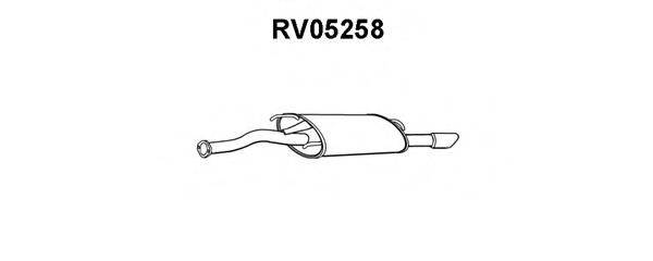 VENEPORTE RV05258 Глушитель выхлопных газов конечный