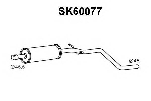 VENEPORTE SK60077 Передглушувач вихлопних газів