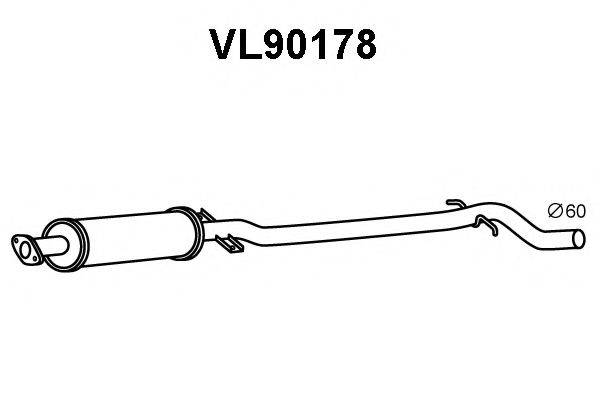 VENEPORTE VL90178 Передглушувач вихлопних газів