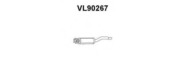 Предглушитель выхлопных газов VENEPORTE VL90267