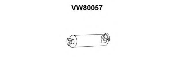 VENEPORTE VW80057 Предглушитель выхлопных газов