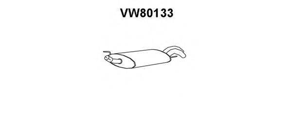 Глушник вихлопних газів кінцевий VENEPORTE VW80133