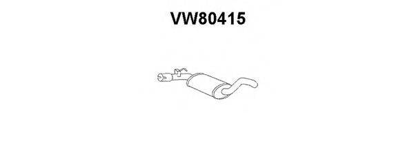 Передглушувач вихлопних газів VENEPORTE VW80415