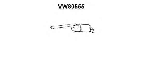VENEPORTE VW80555 Глушитель выхлопных газов конечный