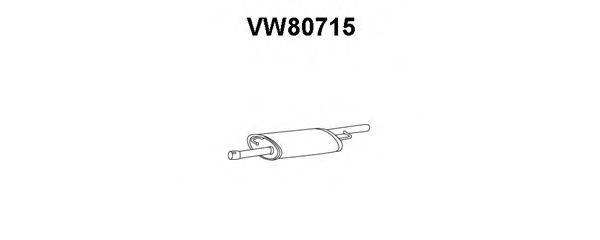 VENEPORTE VW80715 Предглушитель выхлопных газов