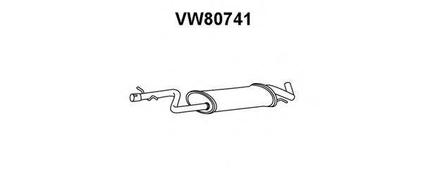VENEPORTE VW80741 Предглушитель выхлопных газов