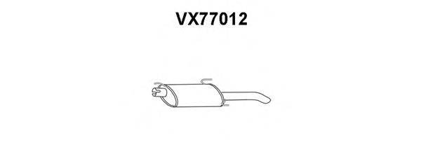 VENEPORTE VX77012 Глушник вихлопних газів кінцевий