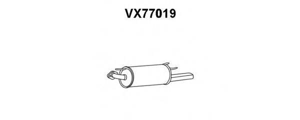 Глушник вихлопних газів кінцевий VENEPORTE VX77019