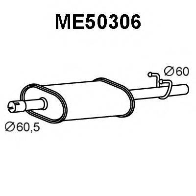 VENEPORTE ME50306 Глушитель выхлопных газов конечный