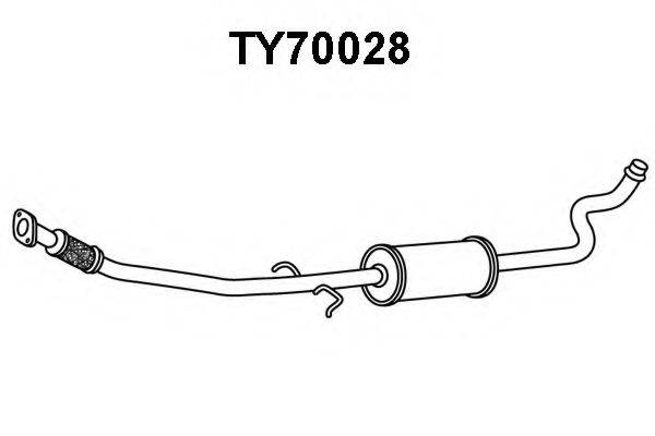 VENEPORTE TY70028 Передглушувач вихлопних газів
