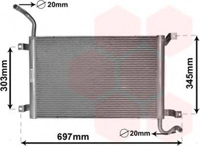 Радиатор, охлаждение двигателя VAN WEZEL 02002223