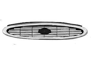 Решетка радиатора VAN WEZEL 1826518