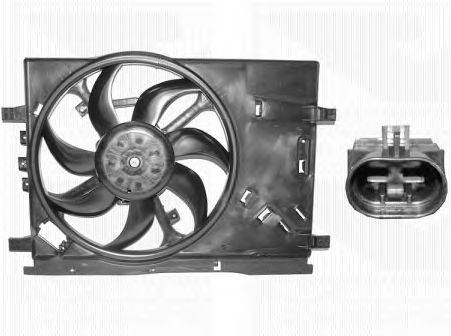 Вентилятор, охлаждение двигателя VAN WEZEL 1624747