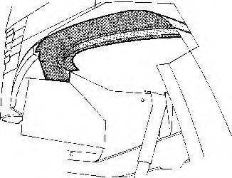 Внутренняя часть крыла VAN WEZEL 3070358