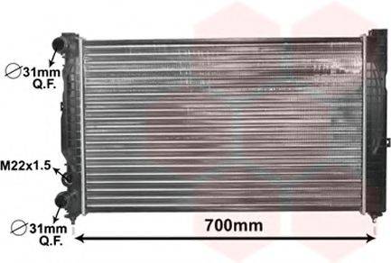 VAN WEZEL 03002123 Радиатор, охлаждение двигателя