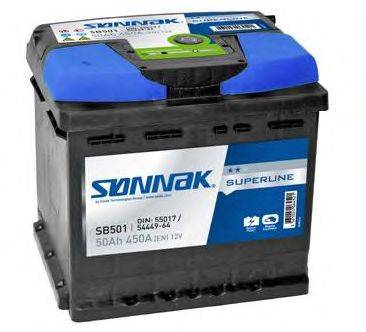 Стартерная аккумуляторная батарея; Стартерная аккумуляторная батарея SONNAK SB501