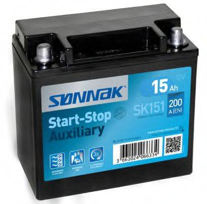 Стартерна акумуляторна батарея; Стартерна акумуляторна батарея SONNAK SK151