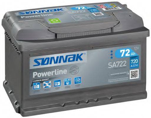 SONNAK SA722 Стартерная аккумуляторная батарея; Стартерная аккумуляторная батарея